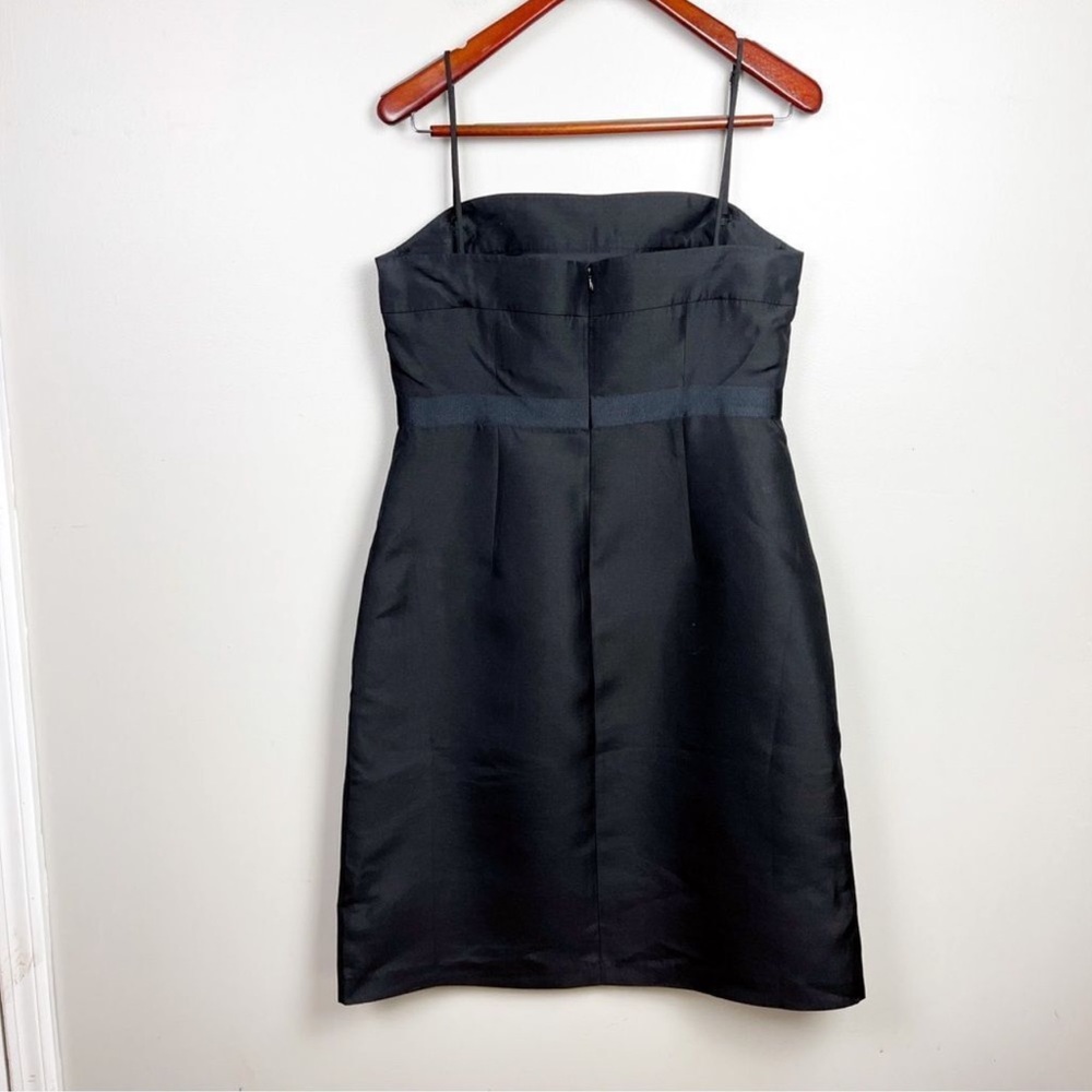 J. Crew Black Silk Taffeta Cocktail Dress - Picture 3 of 10